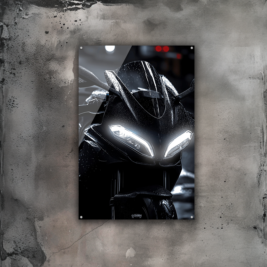 GlowRide Aprilia Concept Poster