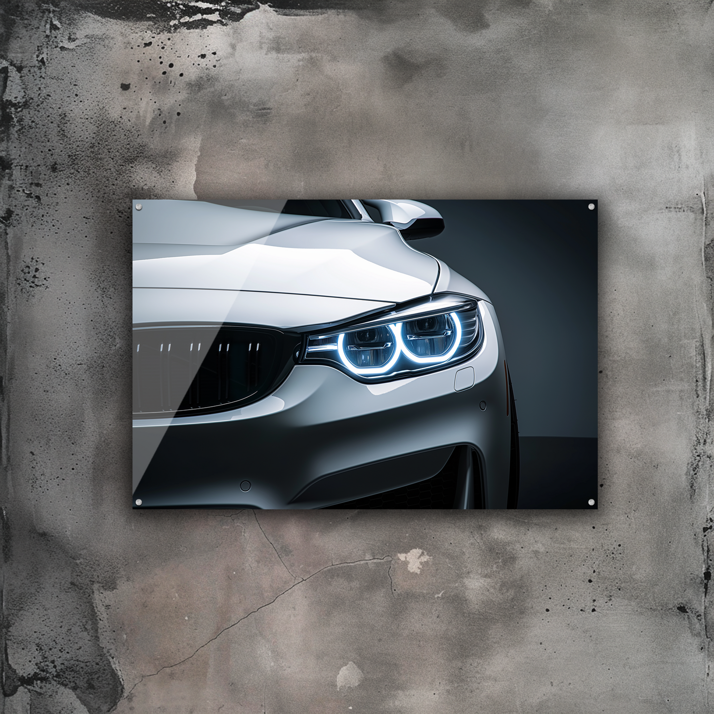 GlowRide BMW M4 F82 Poster