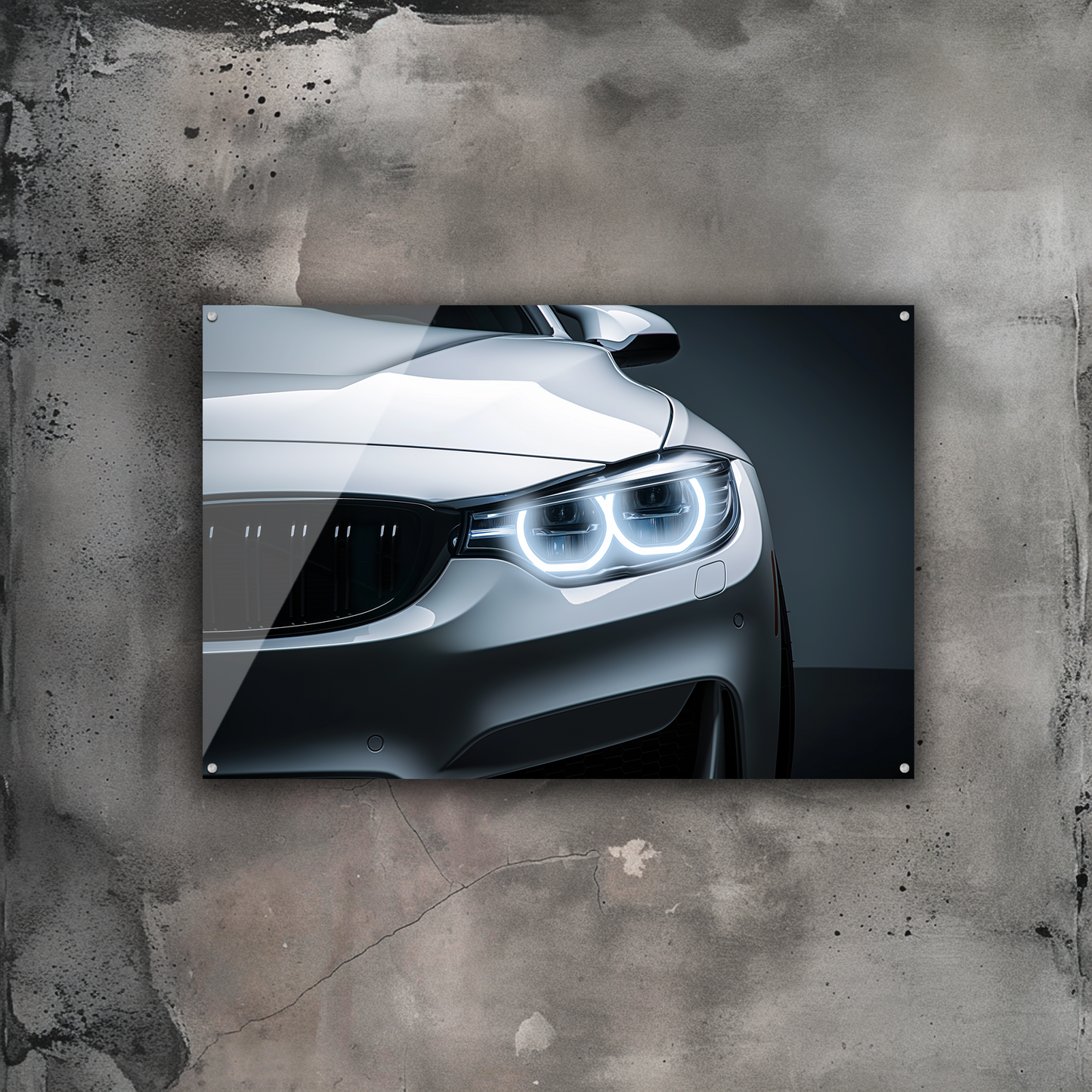 GlowRide BMW M4 F82 Poster