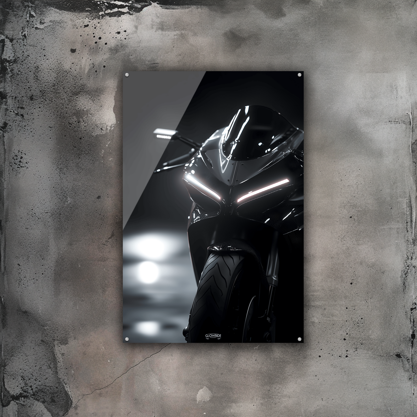 GlowRide Ducati Concept Poster
