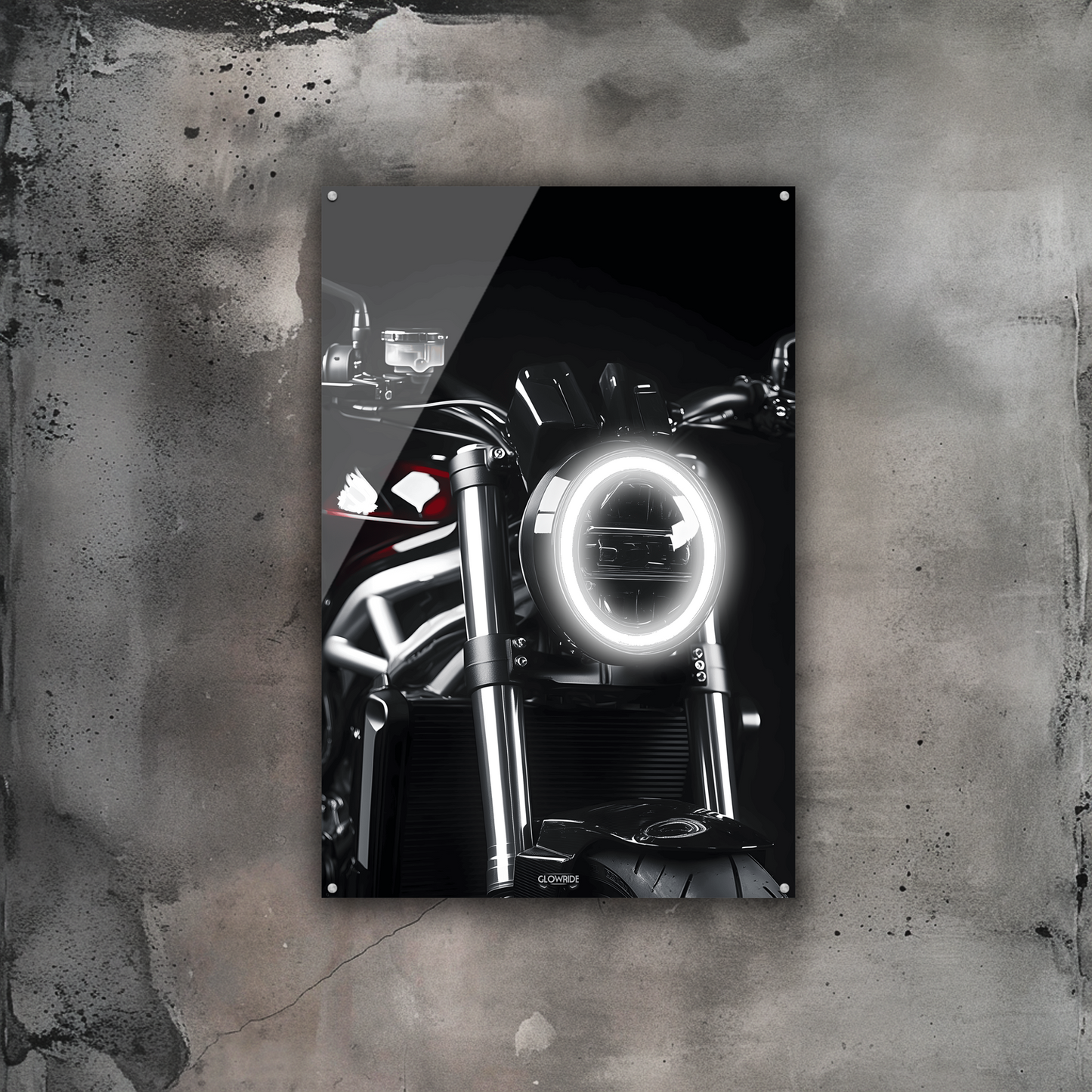 GlowRide Honda Concept Poster