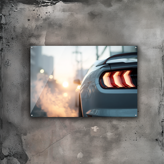 GlowRide Ford Mustang #2 Poster