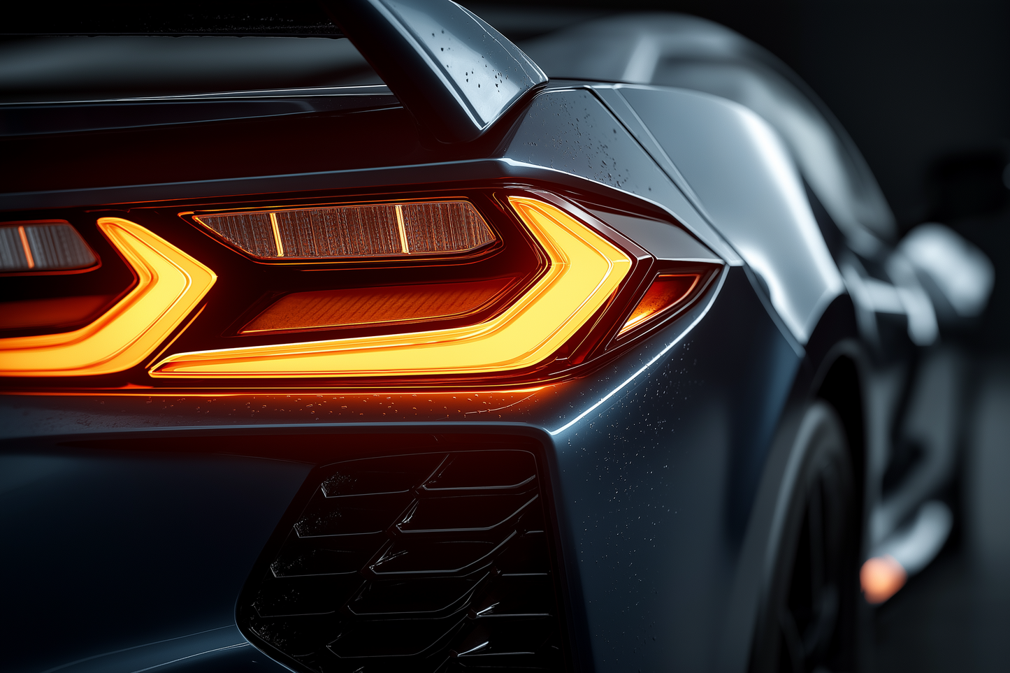 GlowRide Corvette C8 Black