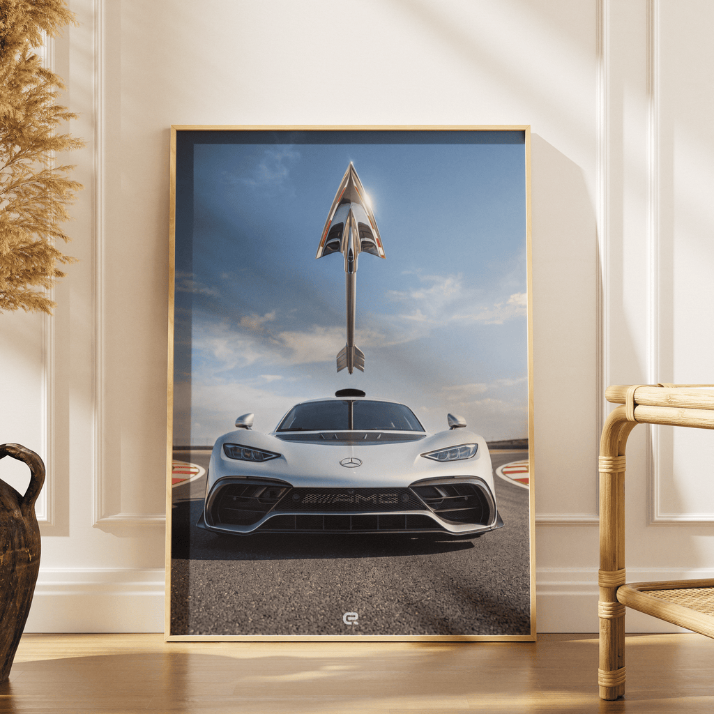 Surreal Scene Silver Arrow
