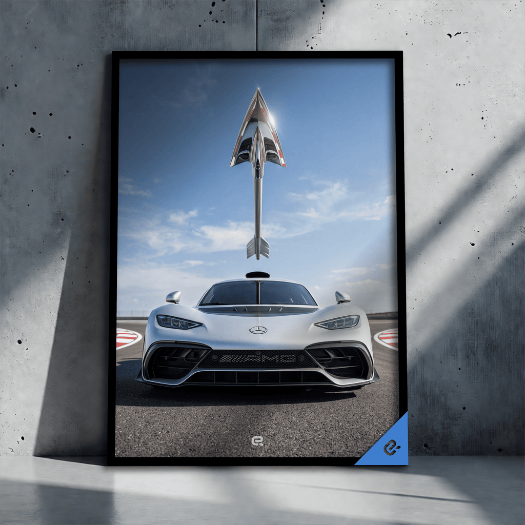 Surreal Scene Silver Arrow