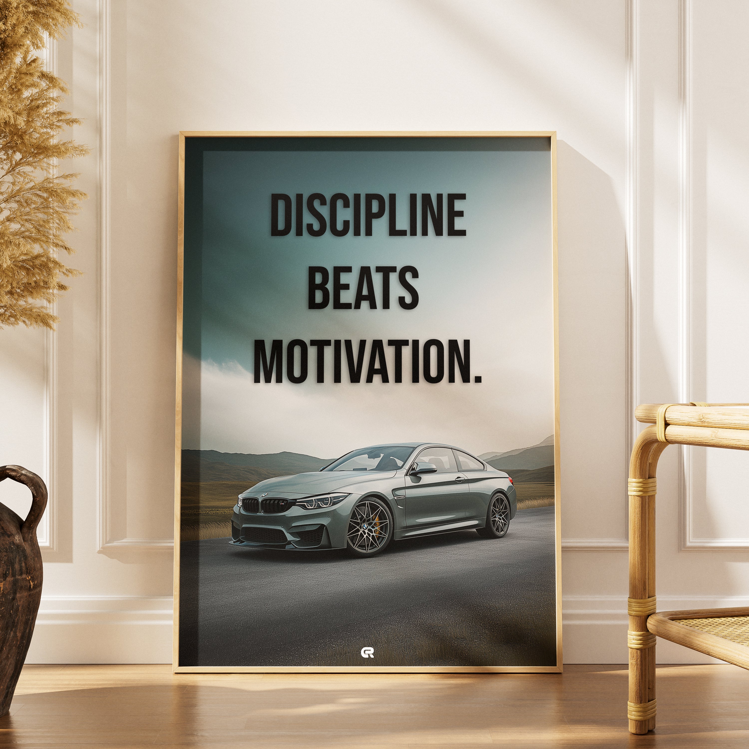 BMW M4 Poster Car Captions – DISCIPLINE BEATS MOTIVATION