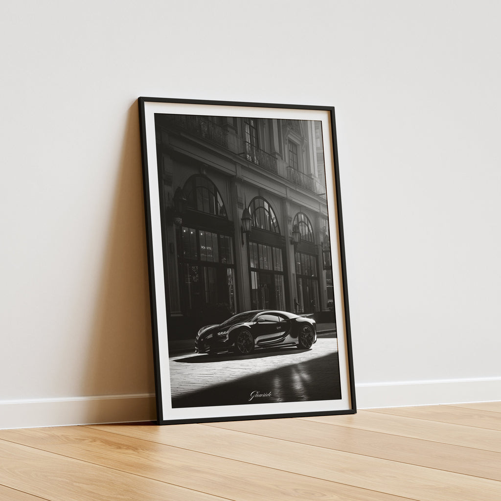 Luxury Line Kollektion – Bugatti Chiron Illustration