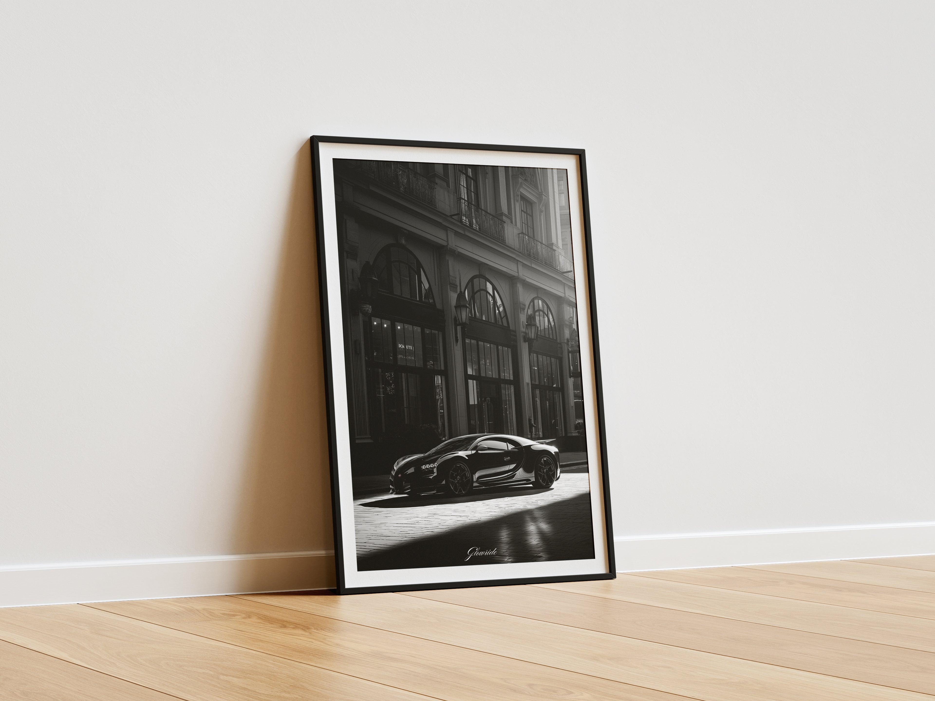 Luxury Line Kollektion – Bugatti Chiron Illustration