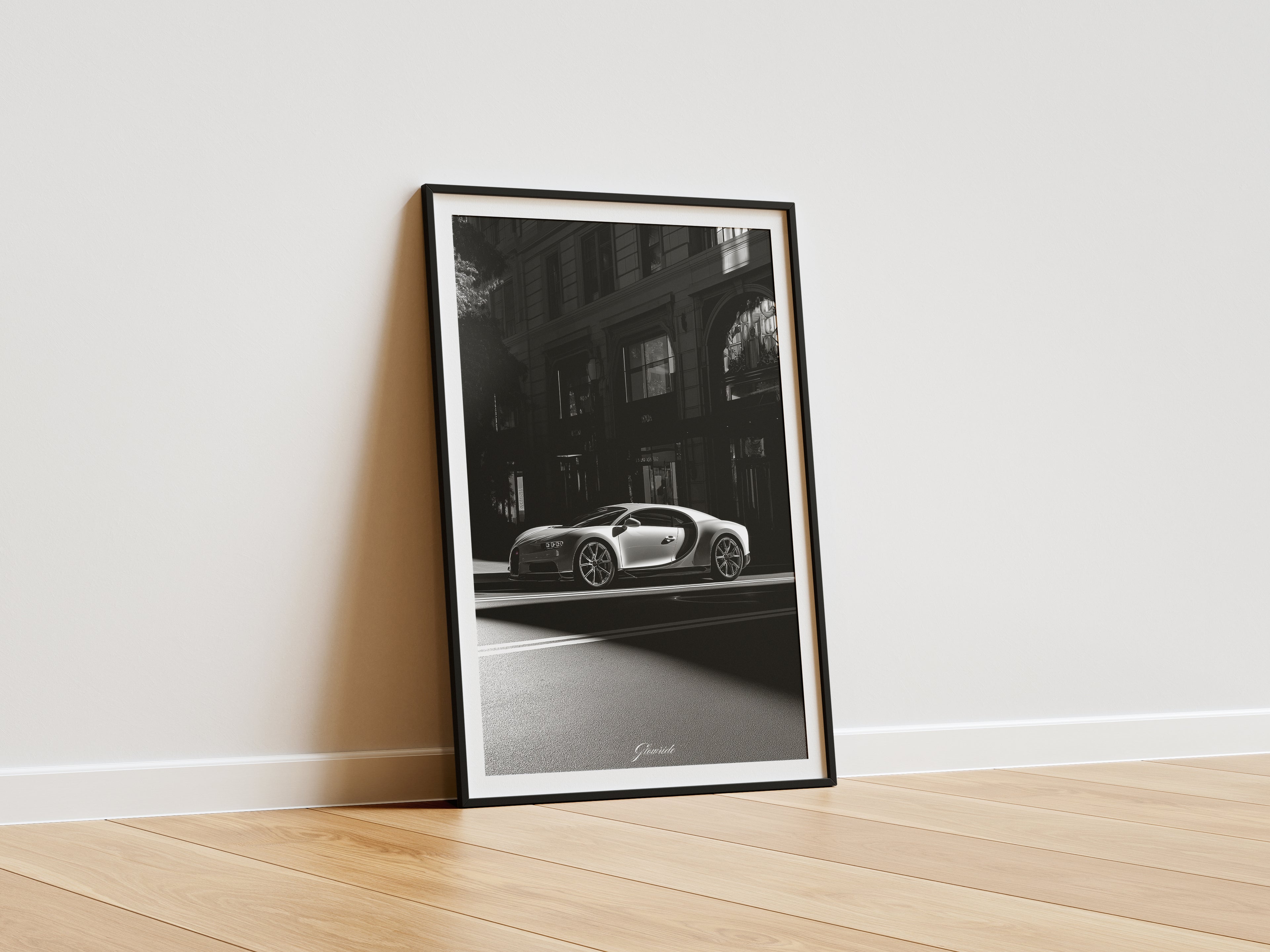 Luxury Line Kollektion – Bugatti Chiron Illustration