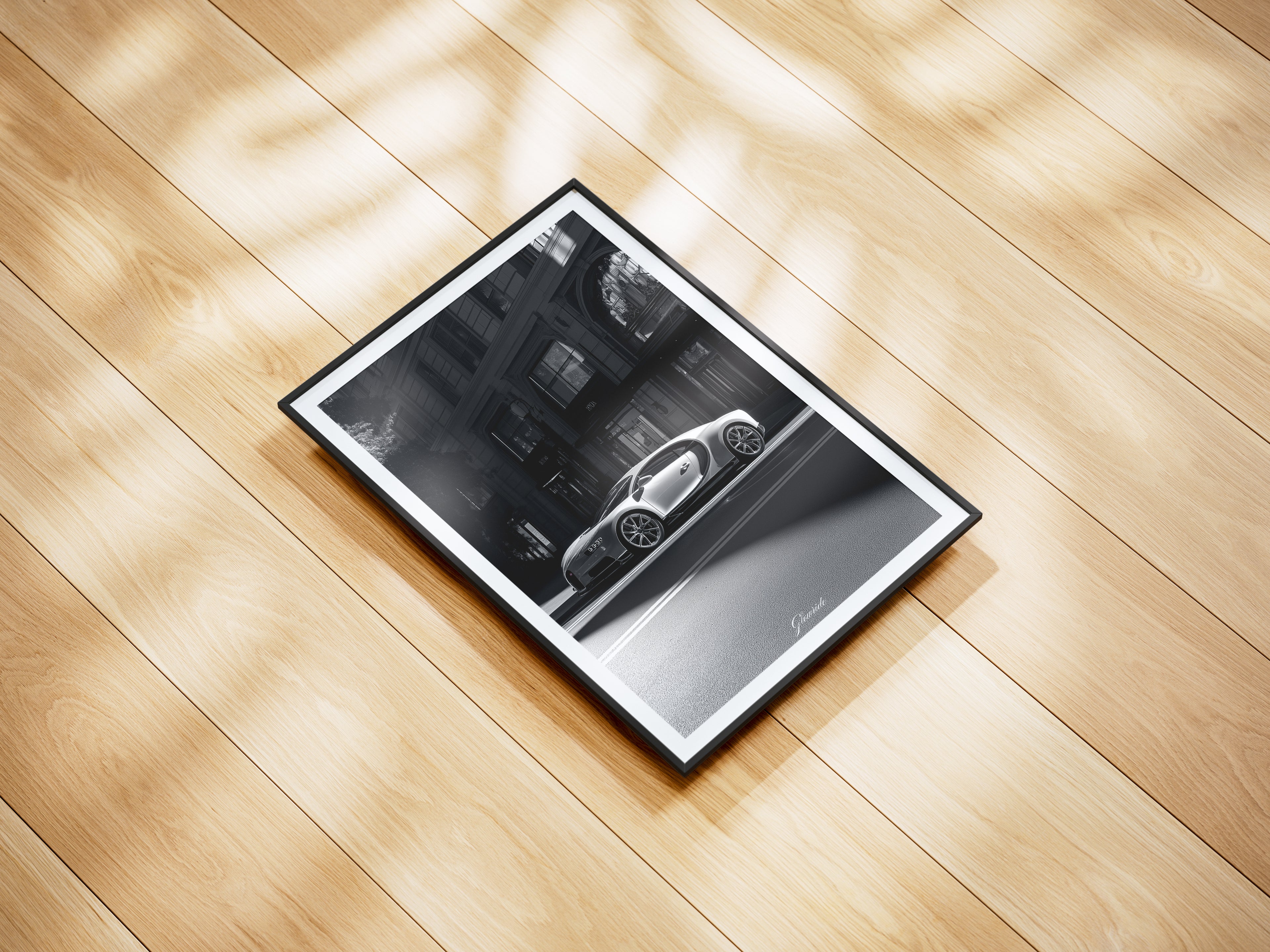 Bugatti Chiron Wandbild für Autoliebhaber