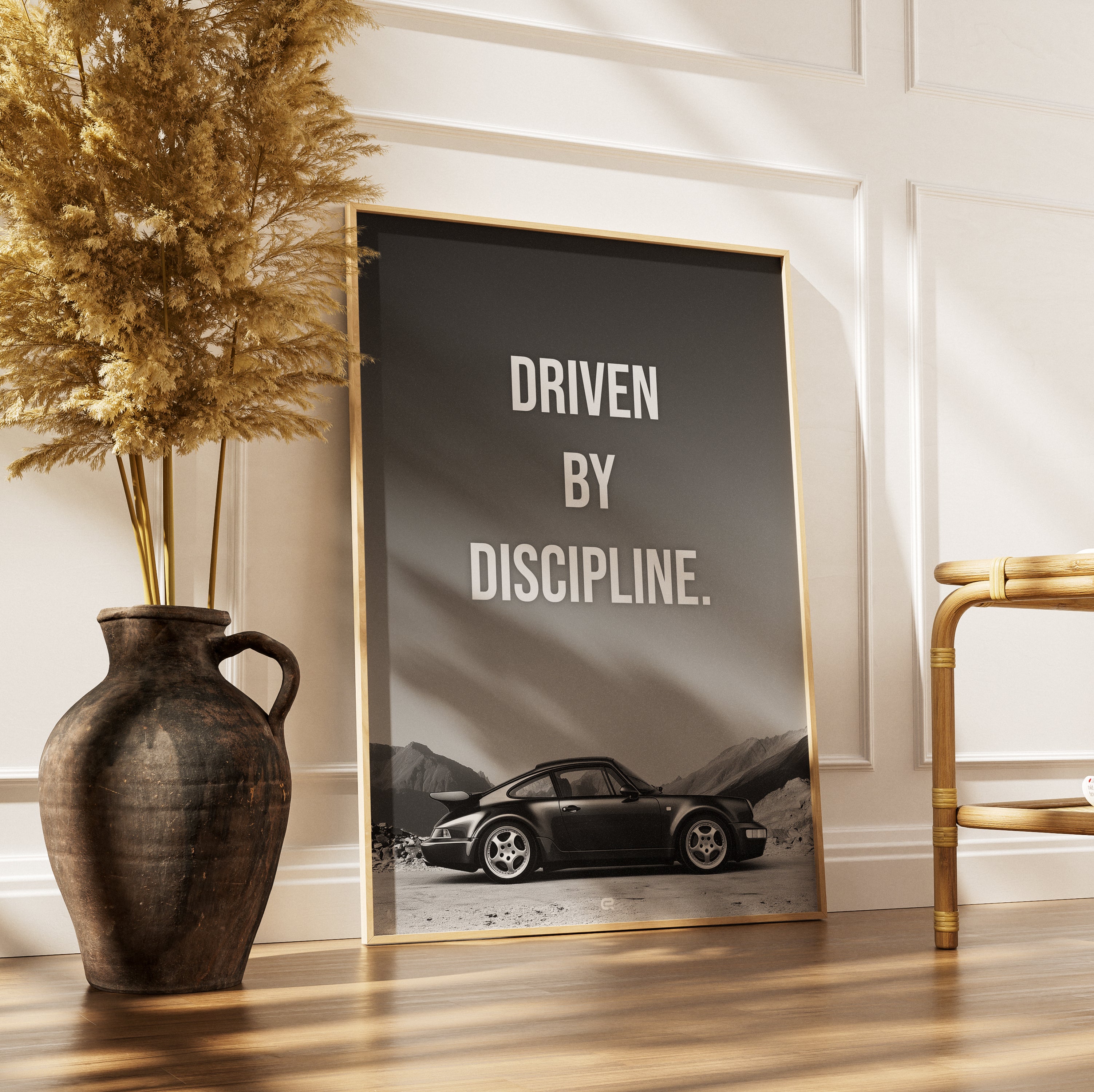PORSCHE 964 POSTER MIT SPRUCH