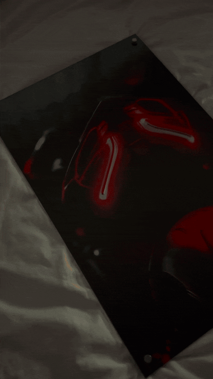 GlowRide Ducati Concept Backlight Poster