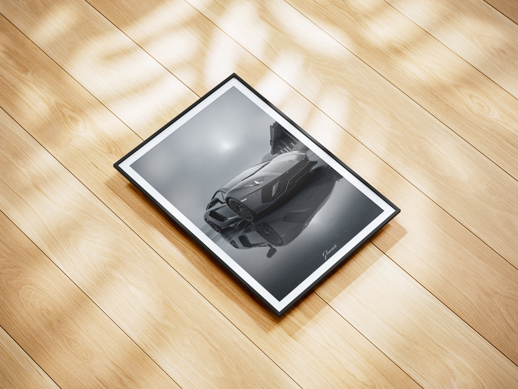 Lamborghini Aventador Wandbild für Autoliebhaber