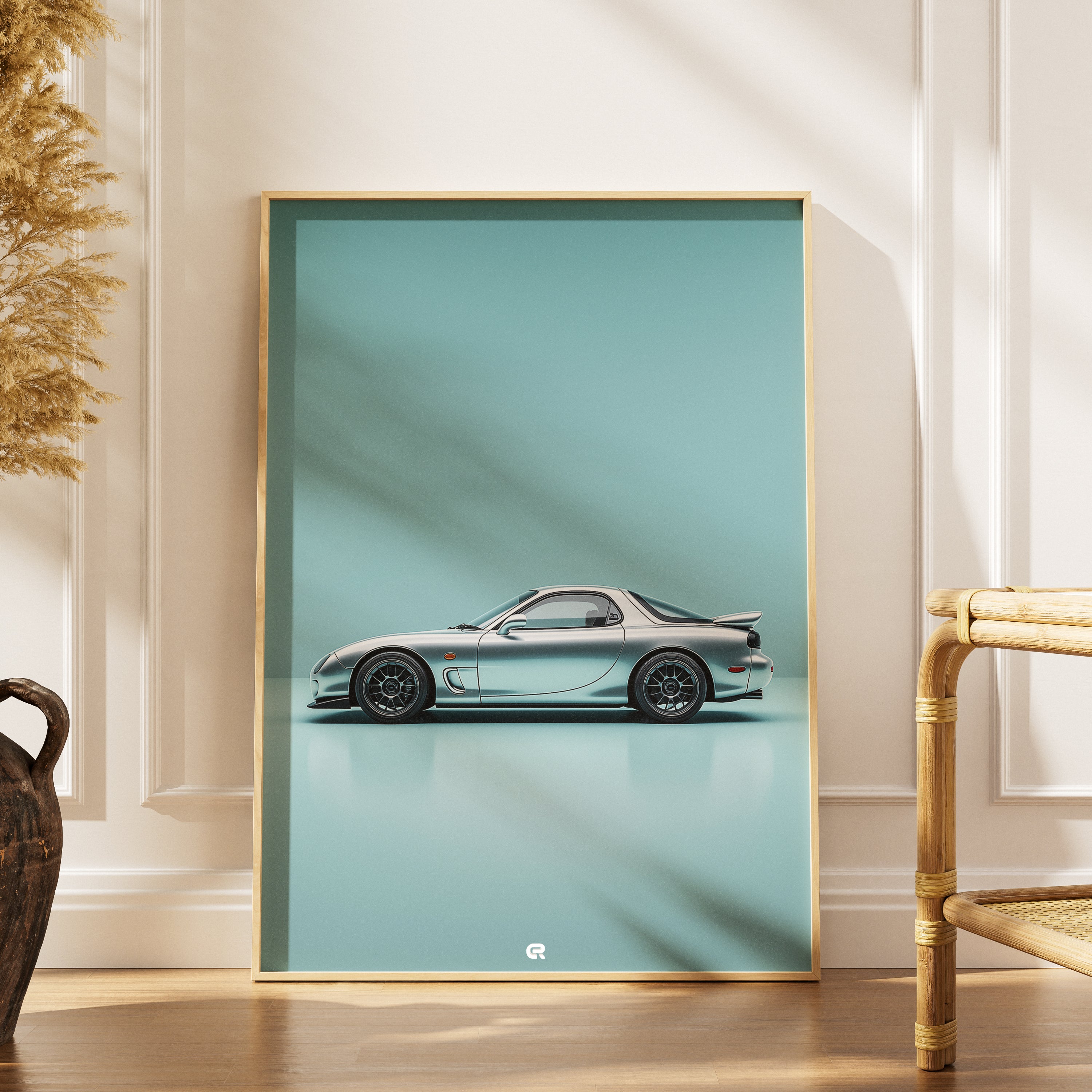 Poster eines Mazda Miata rx7