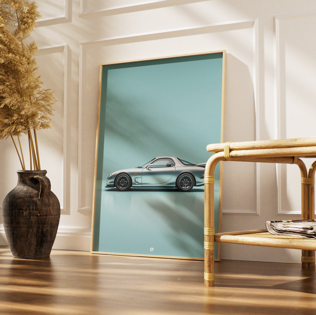 Mazda RX-7 Coupé als Wandposter
