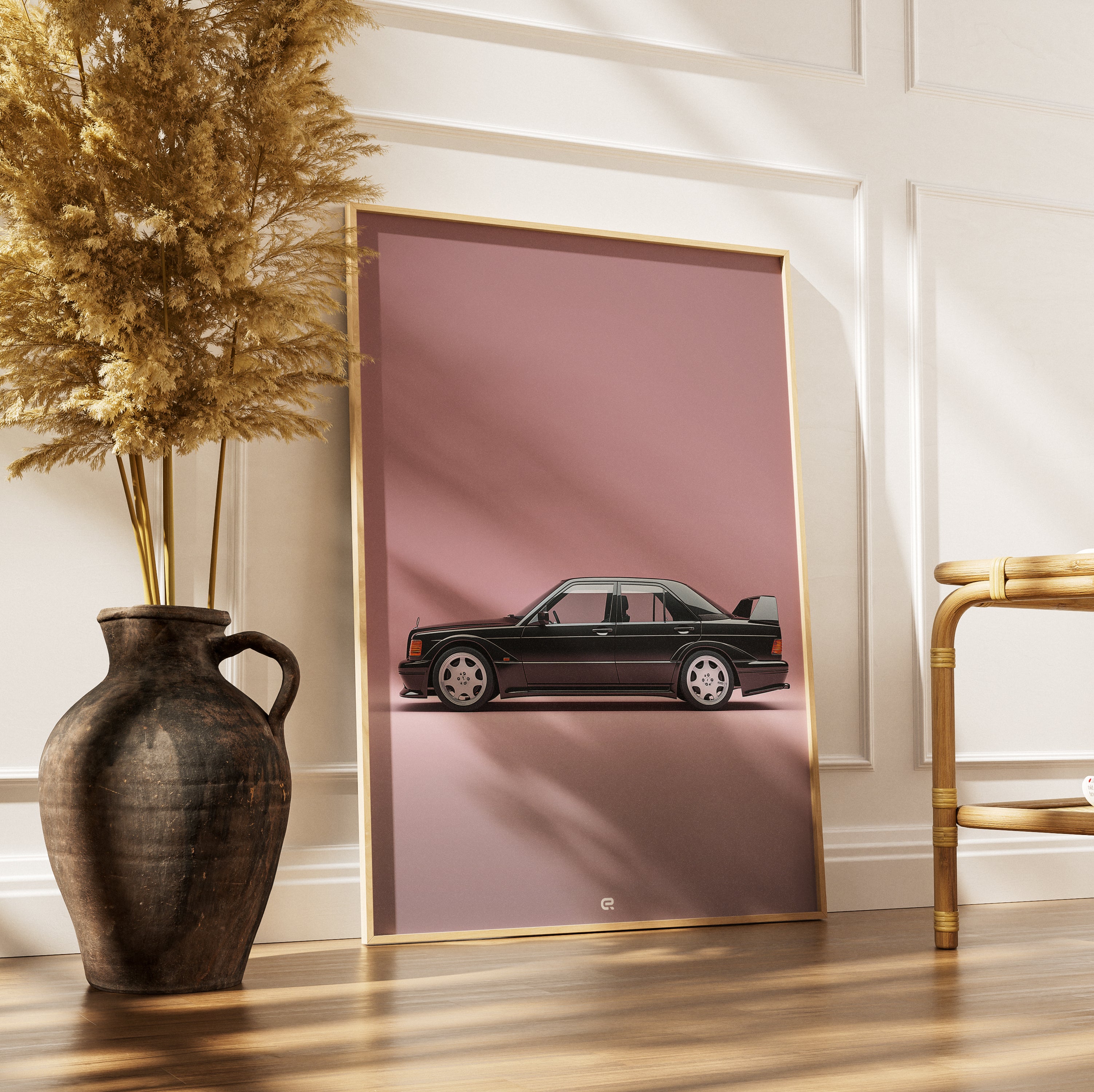 Mercedes-Benz 190E Wandbild für Autoliebhaber