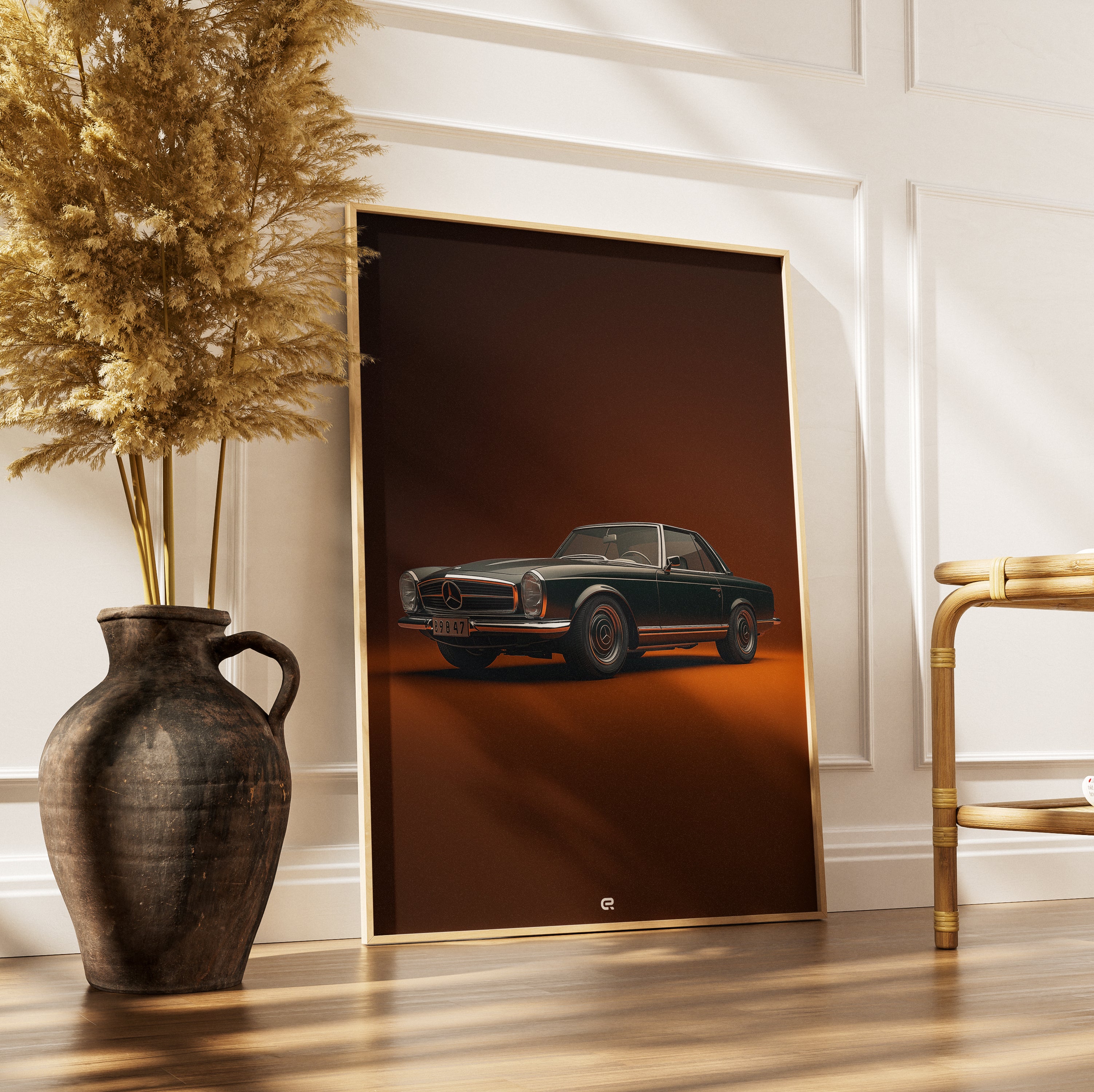 Mercedes-Benz SL Wandbild für Autoliebhaber