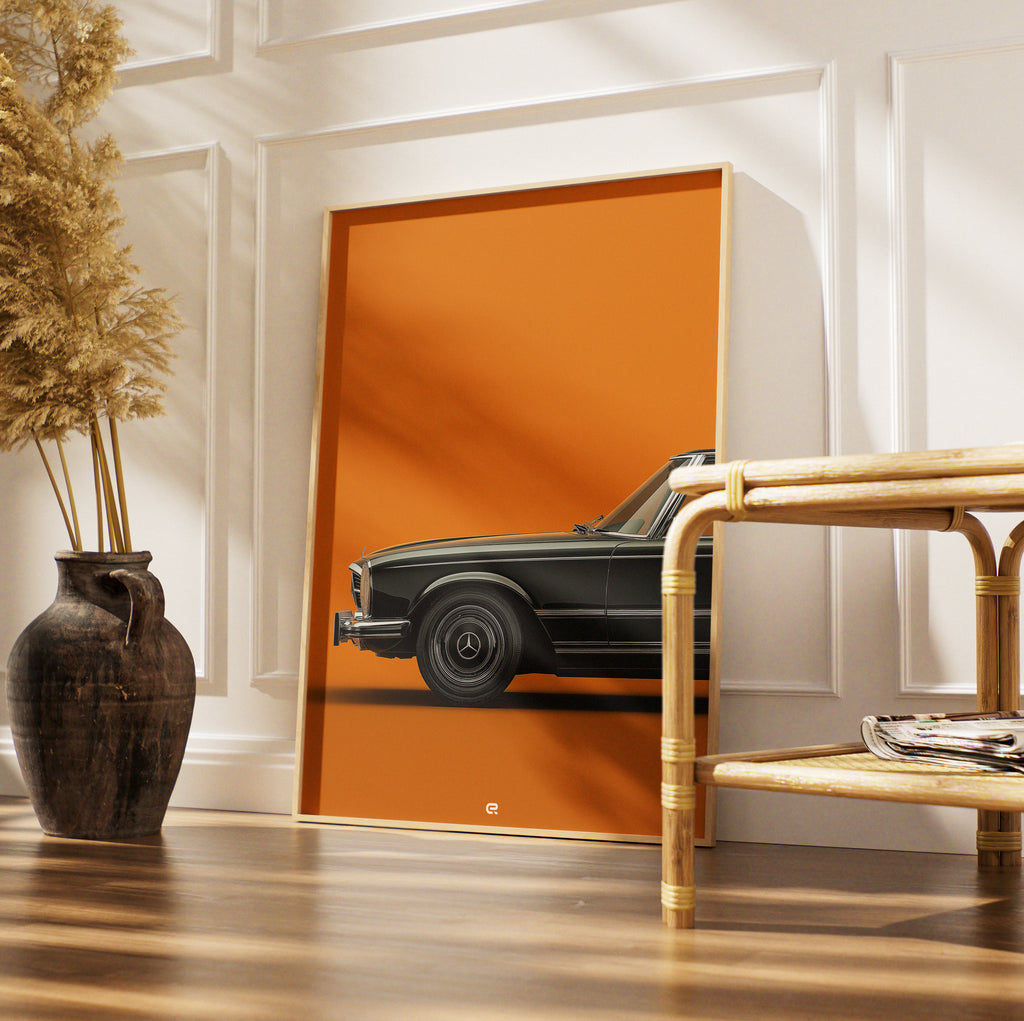 Mercedes-Benz SL Wandbild für Autoliebhaber
