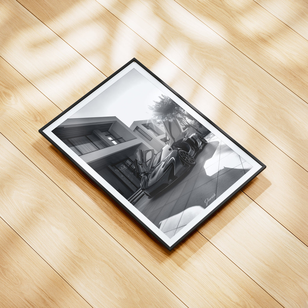 McLaren P1 Wandbild für Autoliebhaber