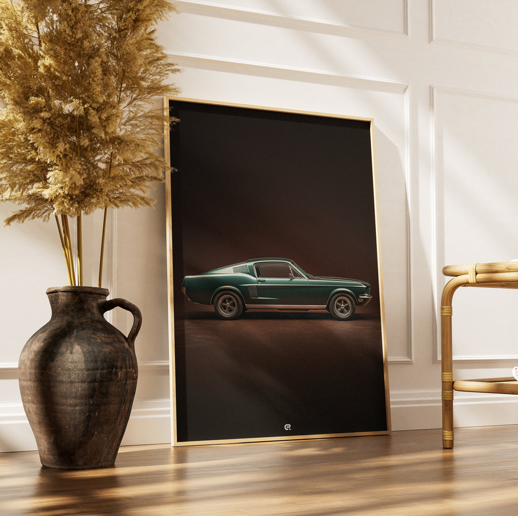 Ford Mustang Wandbild für Autoliebhaber