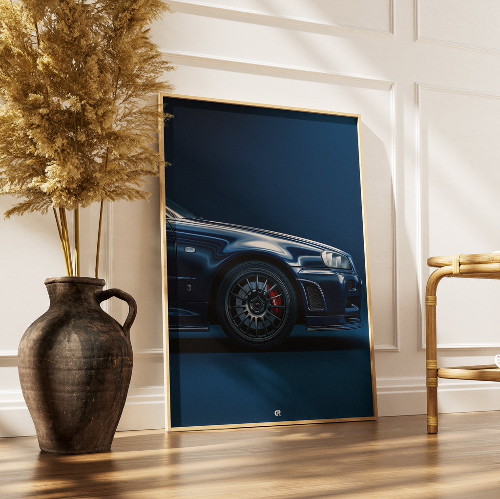 Clean Classic Kollektion – Nissan Skyline GTR Illustration