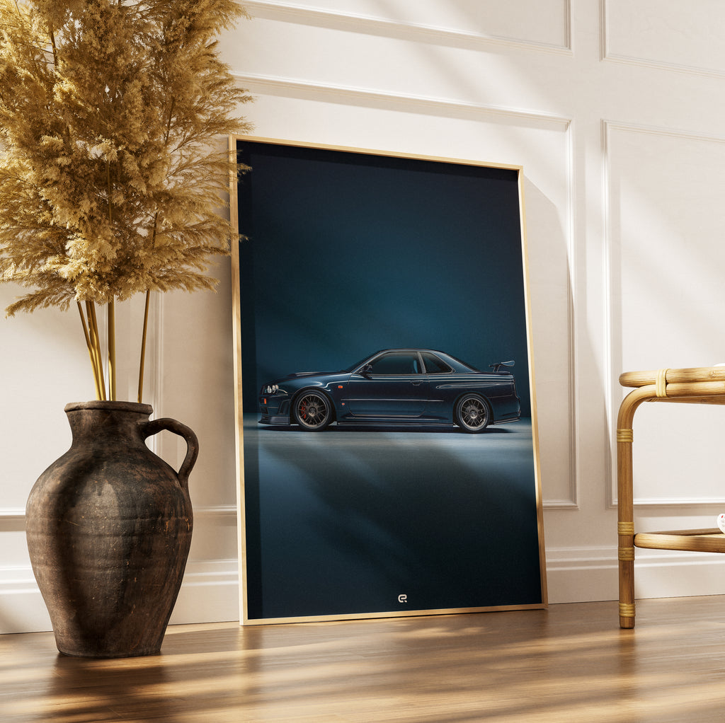 Nissan Skyline GTR Wandbild für Autoliebhaber