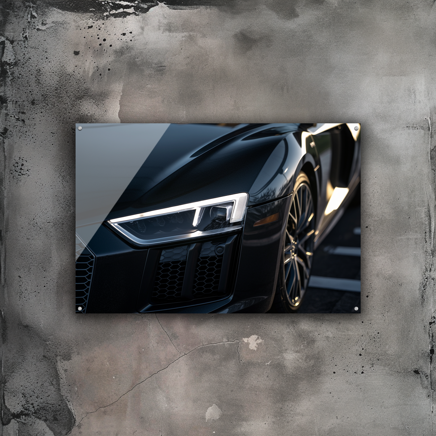 GlowRide Audi R8 Poster #2