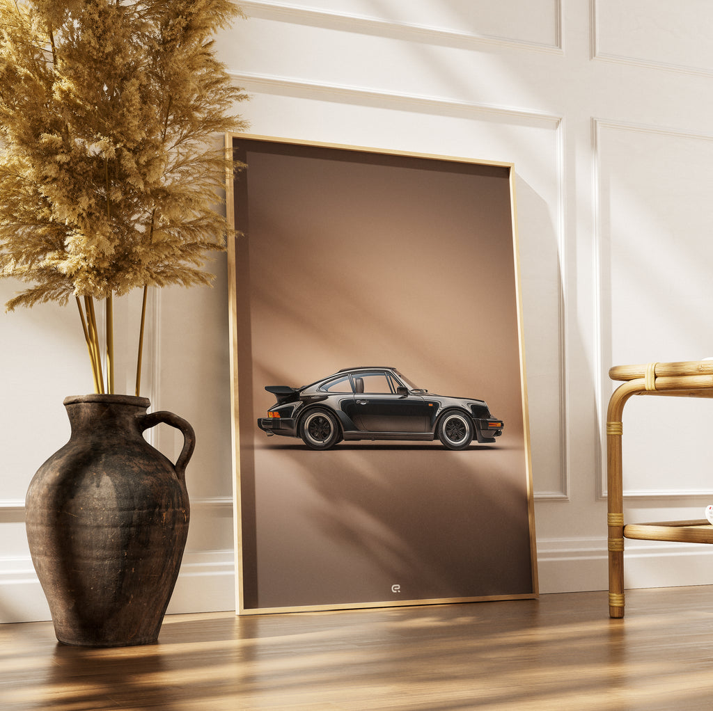 Porsche 964 Wandbild für Autoliebhaber