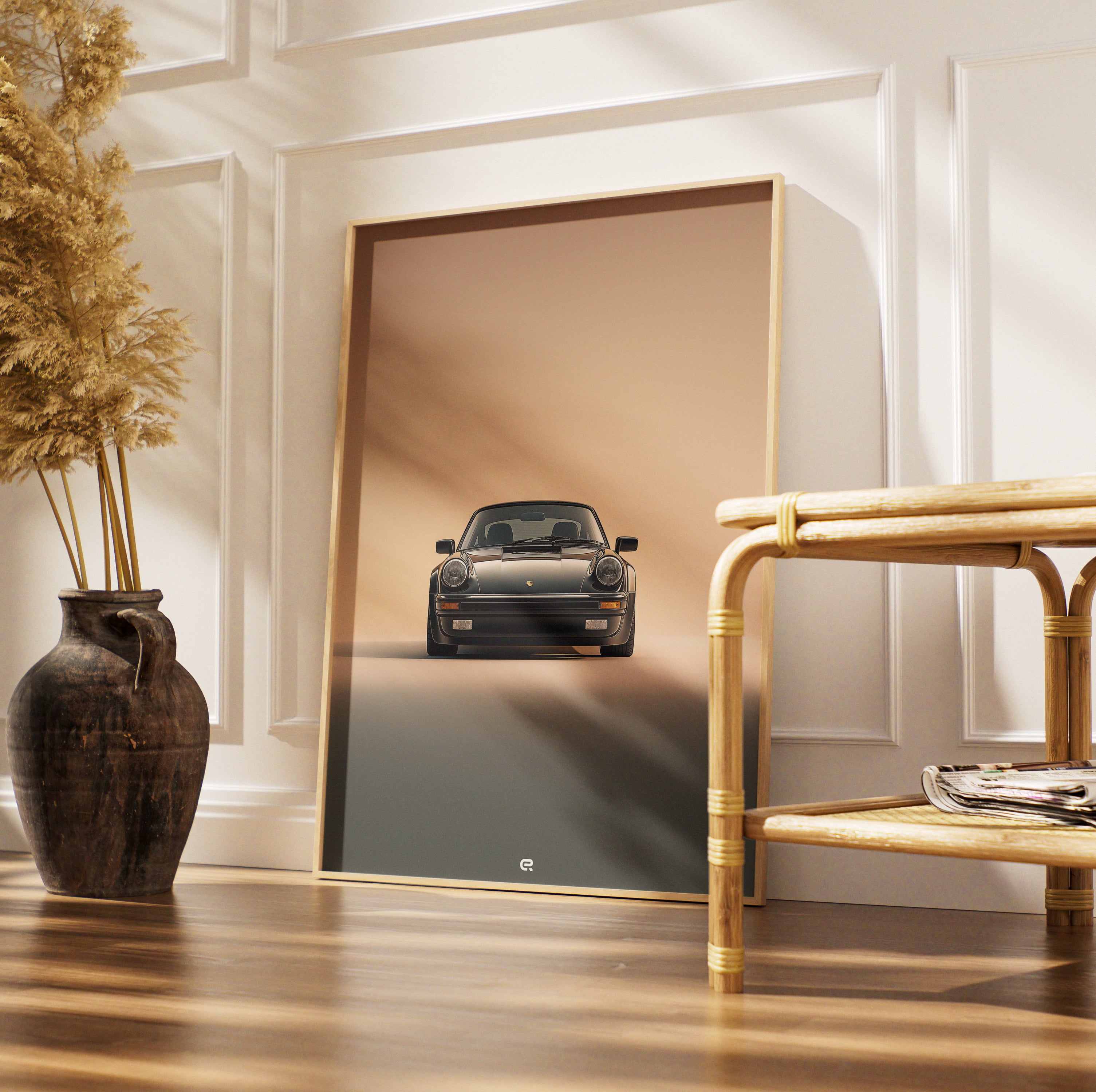 Clean Classic Kollektion – Porsche 964 Illustration