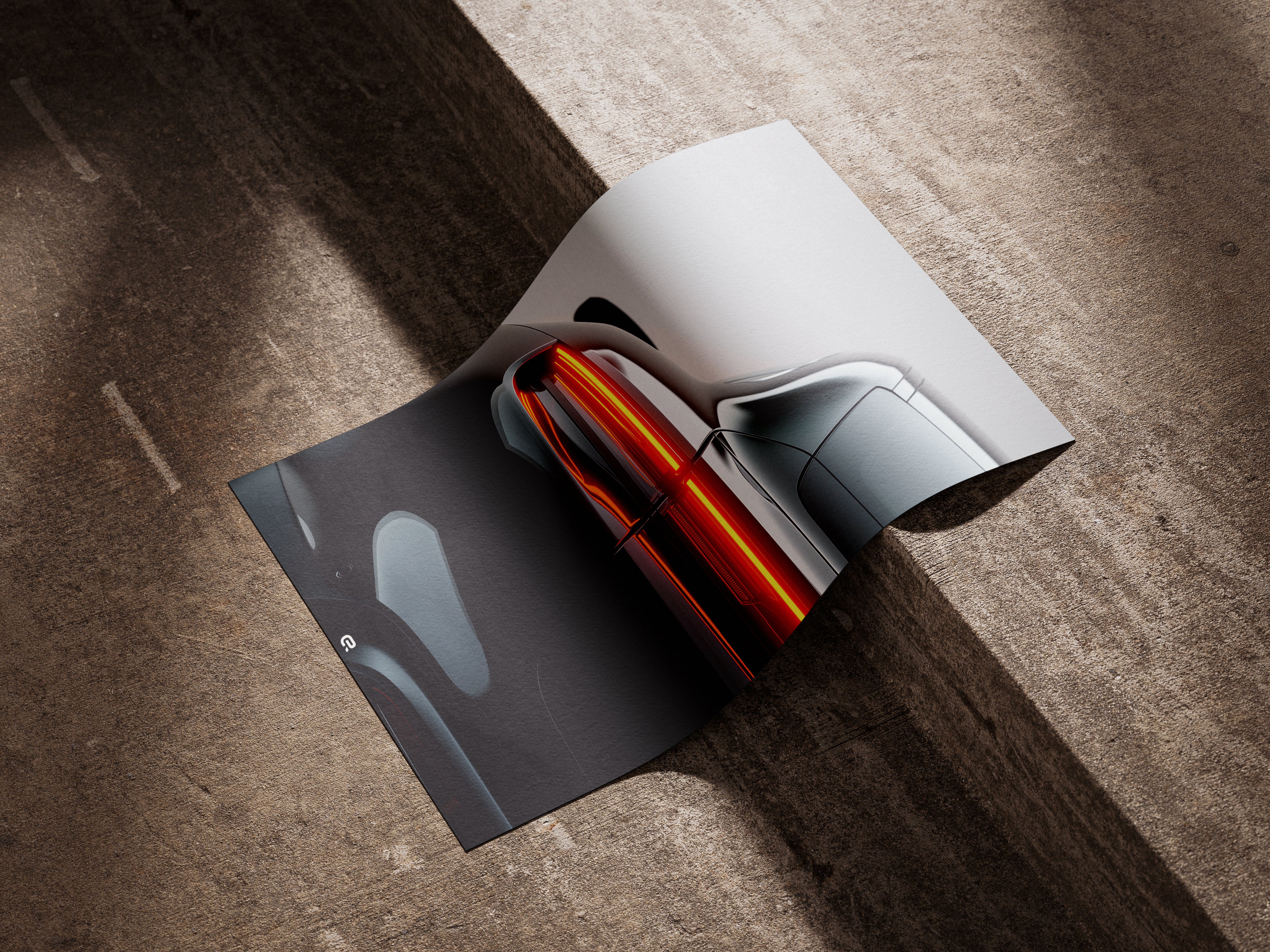 Detail Designs Kollektion – Porsche Panamera Rücklicht Illustration