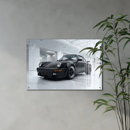 GlowRide Porsche 964 Black and White