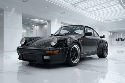 GlowRide Porsche 964 Black and White